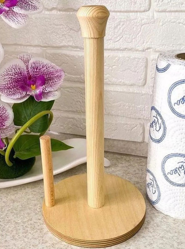 جا دستمال رولی چوبی آشپزخانه