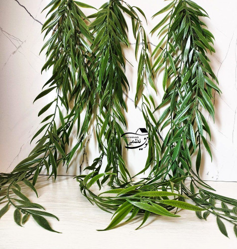 آویز گل مصنوعی طرح برگ بید مجنون